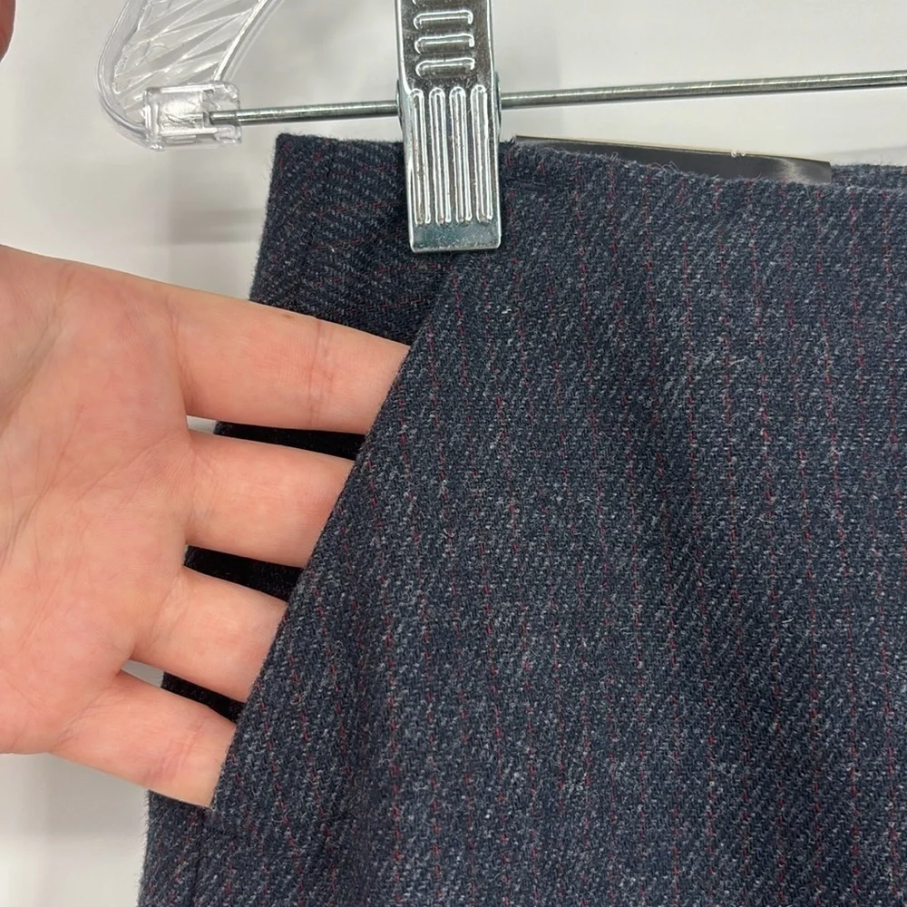 Banana Republic Factory Wool Blend Mini Skirt Women’s Size 2 Navy Blue NWT!
